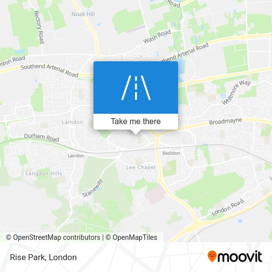 Rise Park map