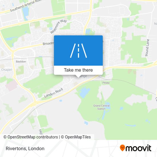 Rivertons map