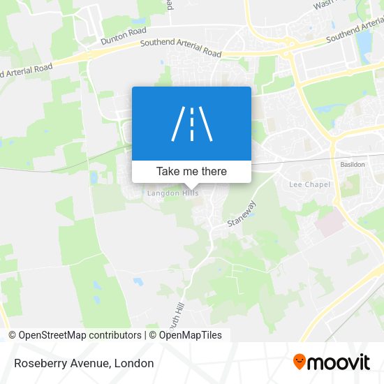 Roseberry Avenue map
