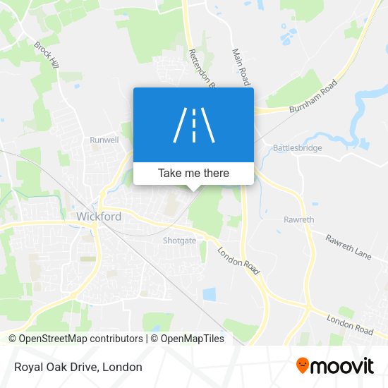 Royal Oak Drive map