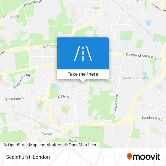 Scaldhurst map