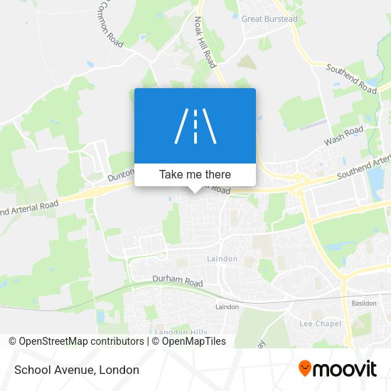 School Avenue map