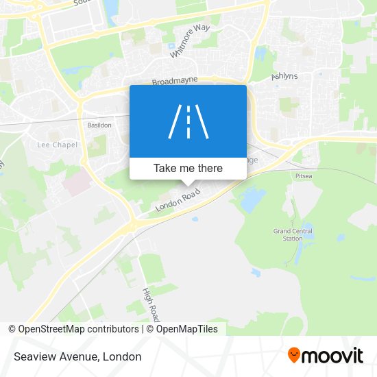 Seaview Avenue map