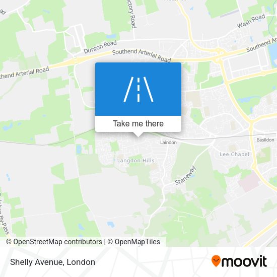 Shelly Avenue map