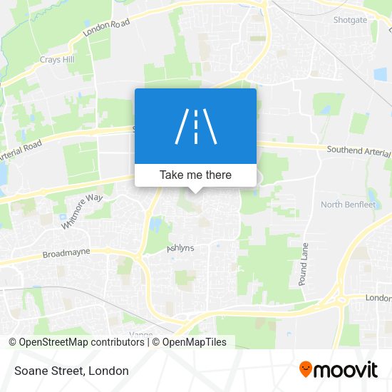 Soane Street map