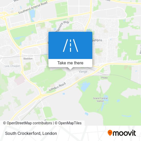 South Crockerford map