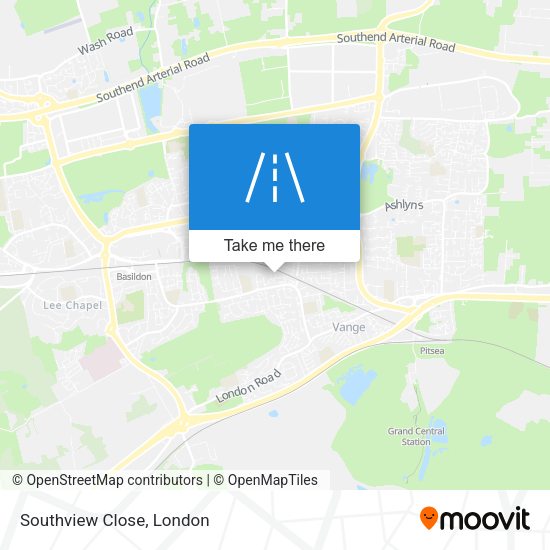 Southview Close map