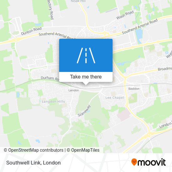 Southwell Link map
