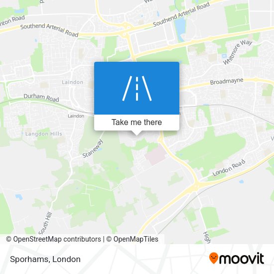 Sporhams map