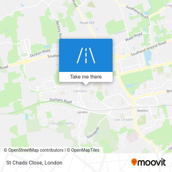 St Chads Close map