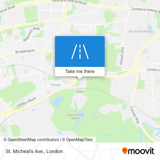 St. Micheal's Ave. map