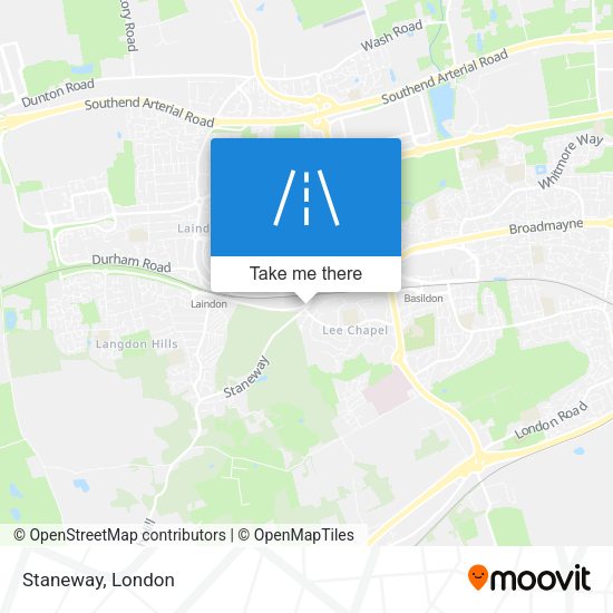 Staneway map