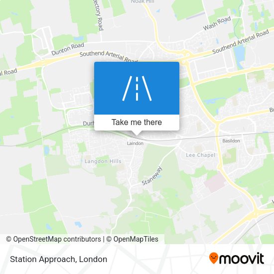 Station Approach map