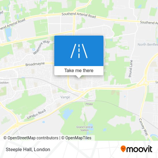 Steeple Hall map
