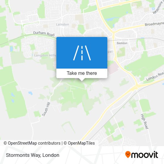 Stormonts Way map
