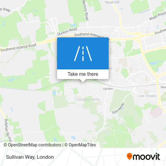 Sullivan Way map