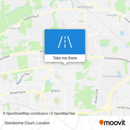 Swinborne Court map