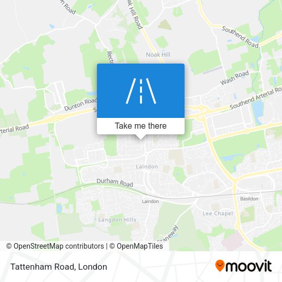 Tattenham Road map