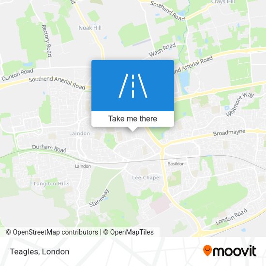 Teagles map