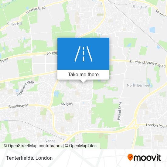Tenterfields map