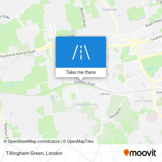 Tillingham Green map