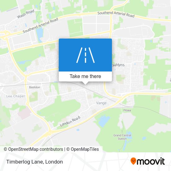 Timberlog Lane map
