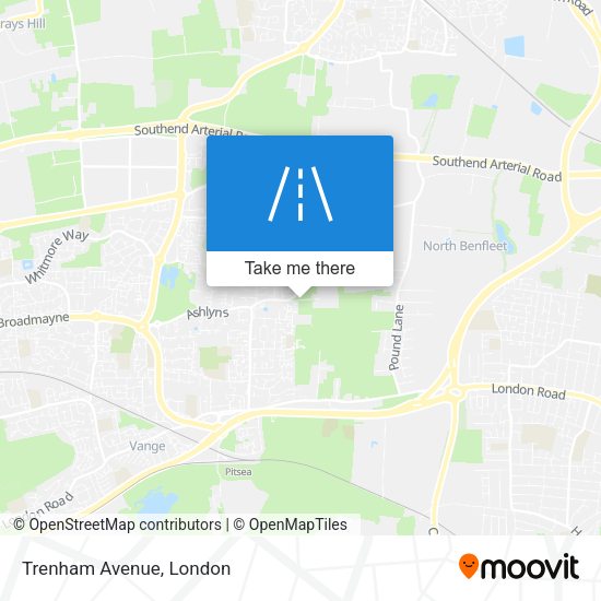 Trenham Avenue map