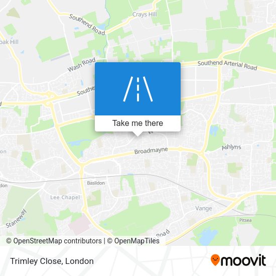Trimley Close map