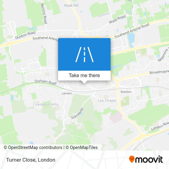 Turner Close map