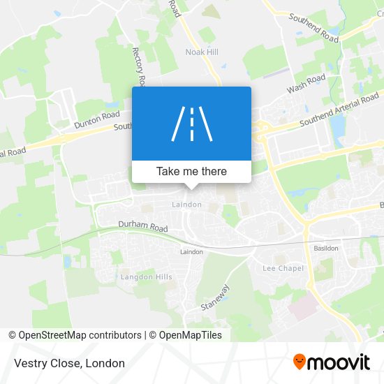 Vestry Close map