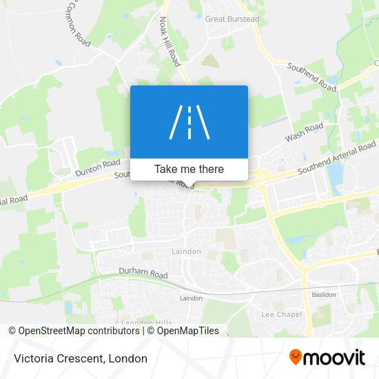 Victoria Crescent map
