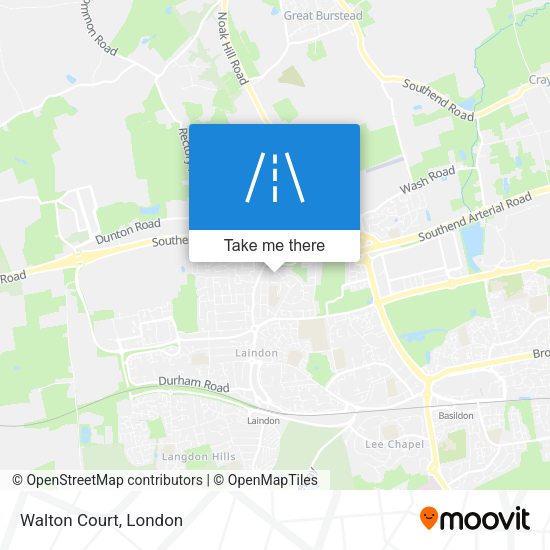 Walton Court map