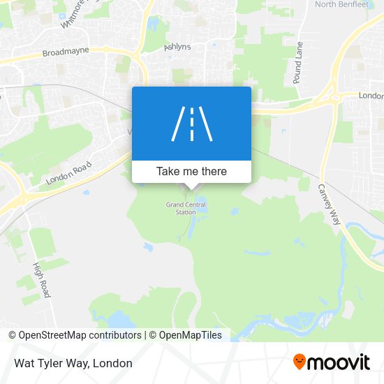 Wat Tyler Way map