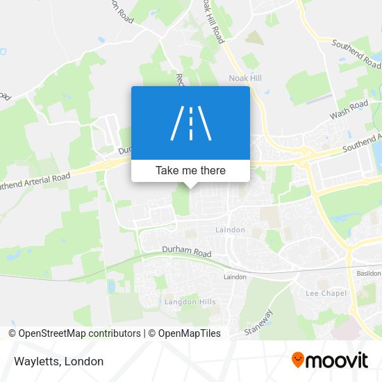 Wayletts map