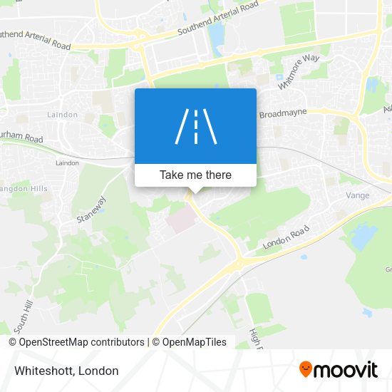 Whiteshott map