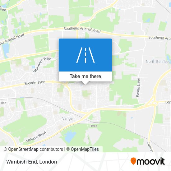 Wimbish End map