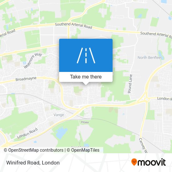 Winifred Road map