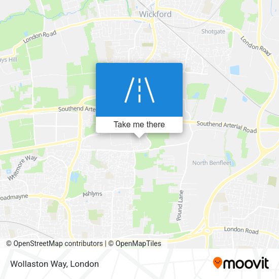 Wollaston Way map