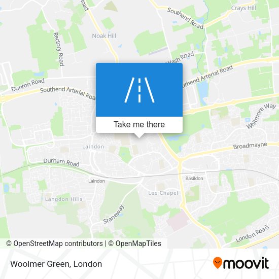 Woolmer Green map