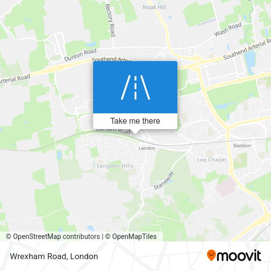 Wrexham Road map
