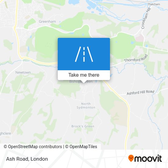 Ash Road map