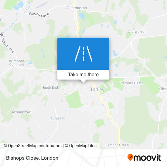 Bishops Close map