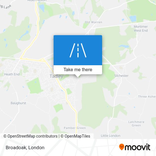 Broadoak map