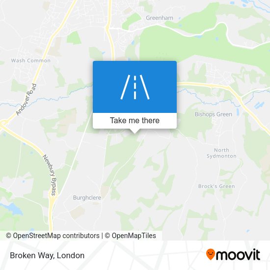 Broken Way map