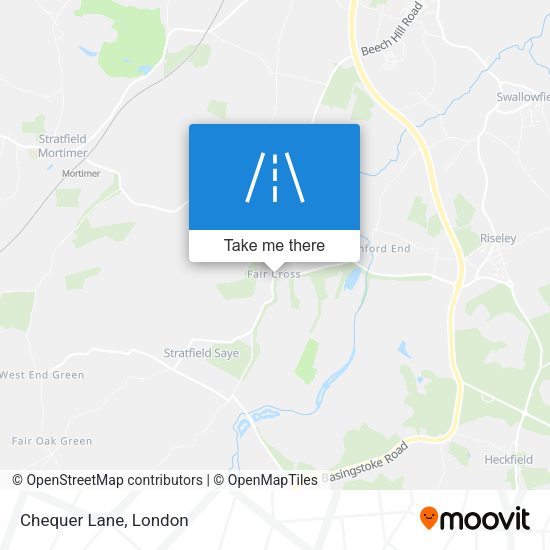 Chequer Lane map