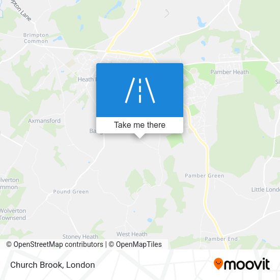 Church Brook map