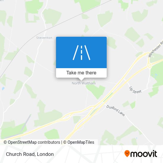 Church Road map