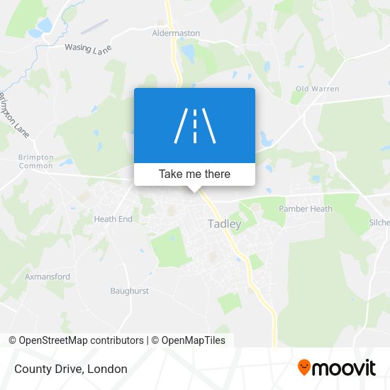 County Drive map