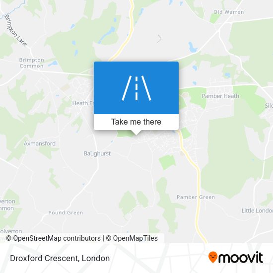 Droxford Crescent map