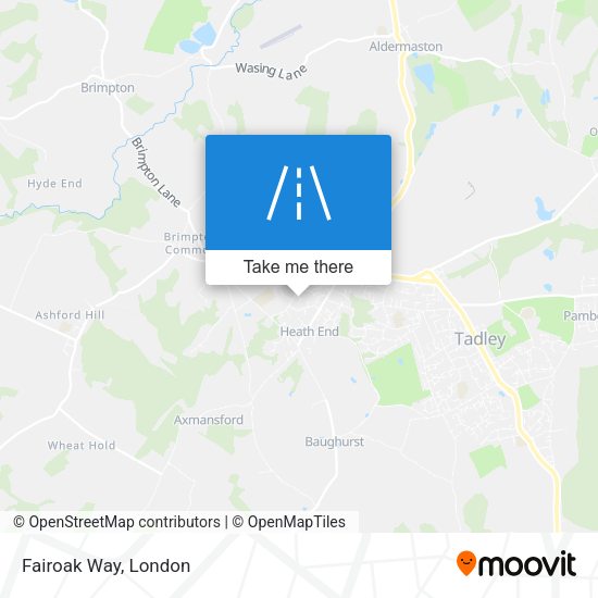 Fairoak Way map